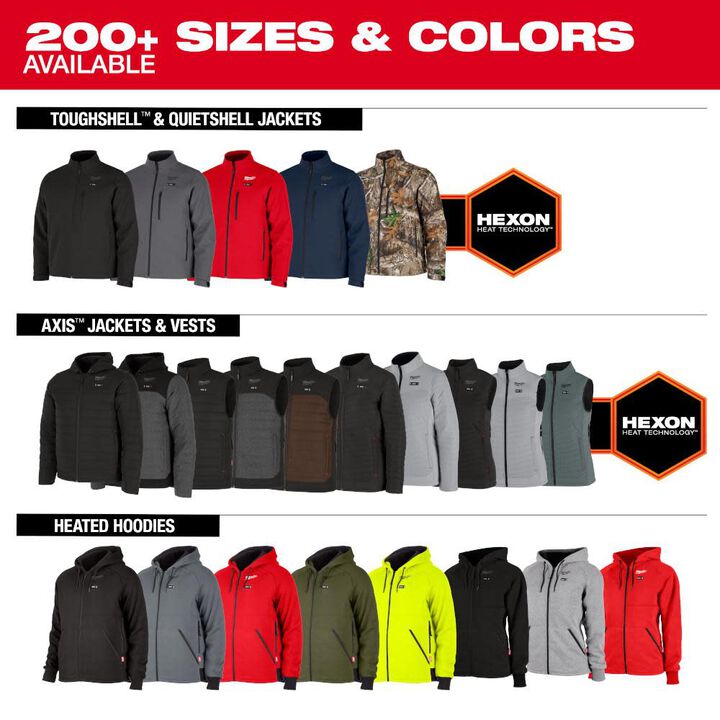 Milwaukee M12 12V Mens Heated Quietshell Jacket with Battery, Camo, Small, large image number 8