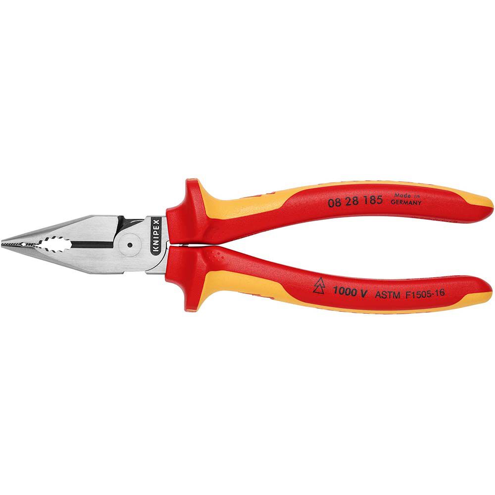 Knipex 7-1/4 Inch Combination Pliers with Insulated Handle, large image number 1
