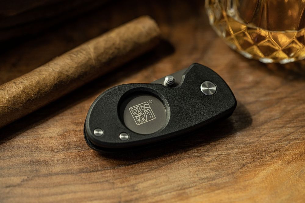 AL MAR Knives Havana Clipper Cigar Cutter, Black/Gray, large image number 7