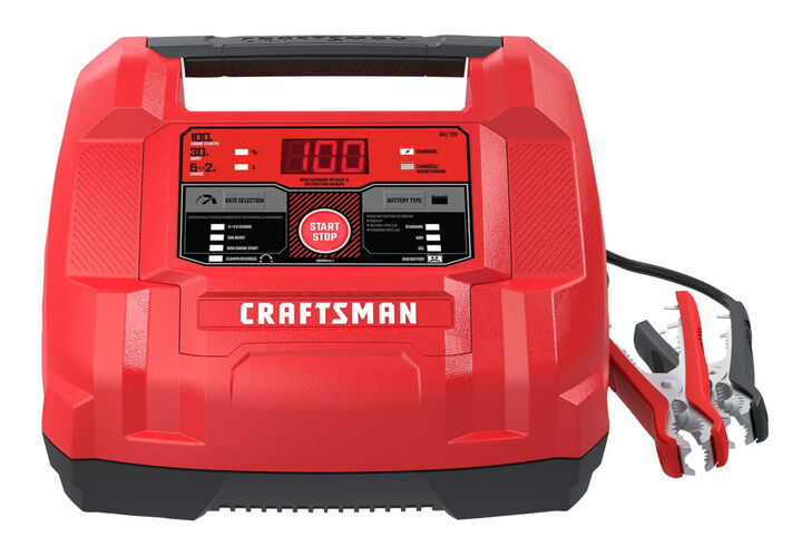CRAFTSMAN 100A Fully Automatic Battery Charger & Jump Starter for Batteries