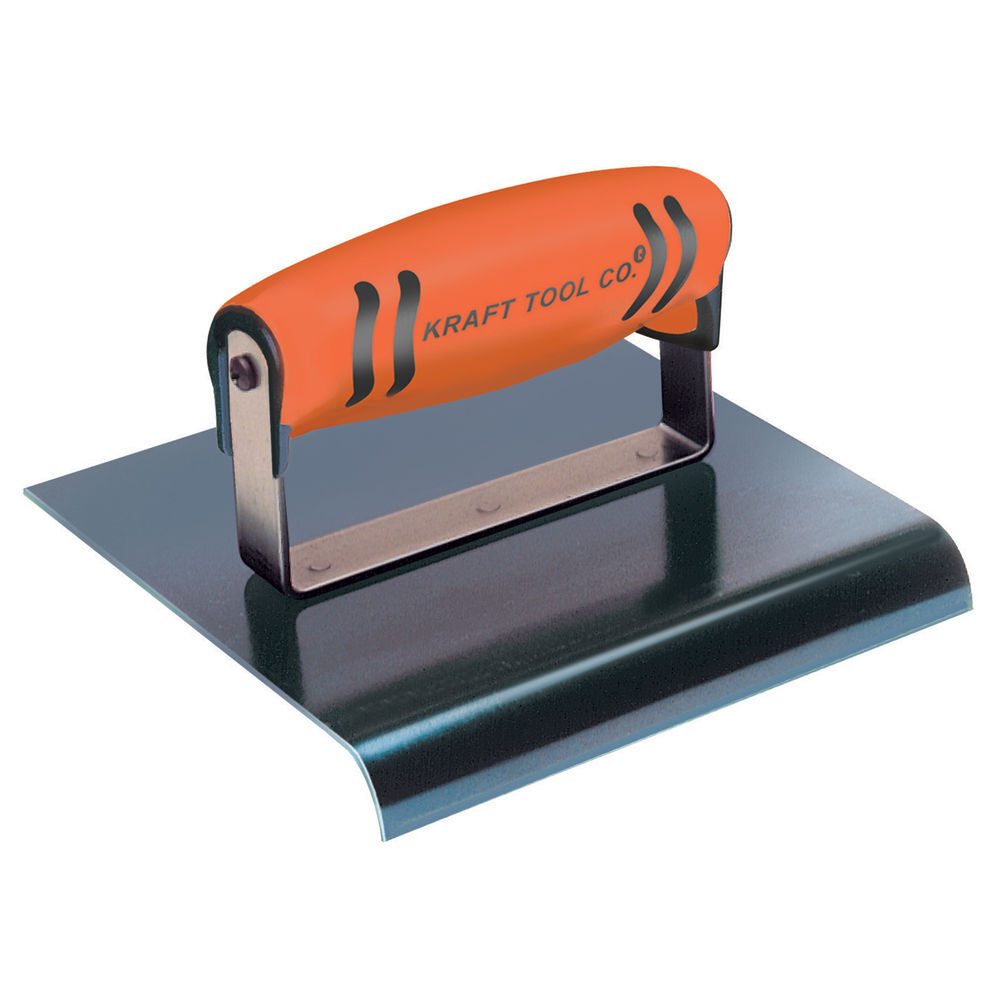 Kraft Tool Co 9 in x 6 in 3/8 in R Blue Steel Edger with ProForm Handle, large image number 1