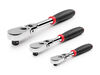 Tekton 1/4, 3/8, 1/2 Inch Flex Head Non-QR Comfort Grip Ratchet Set, 3 Pieces, small image number 2