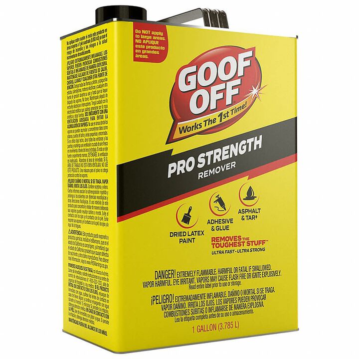 GOOF OFF 1 Gallon Non-Aerosol Can Liquid Pro Strength Remover, large image number 1
