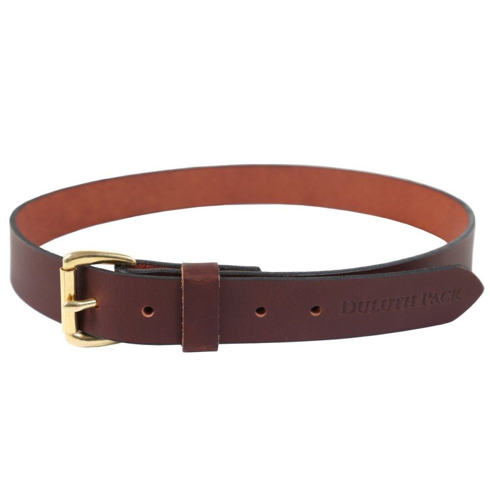 Duluth Pack 1.5 In. W x 38 In. Waist Size Brown Leather Belt, large image number 1