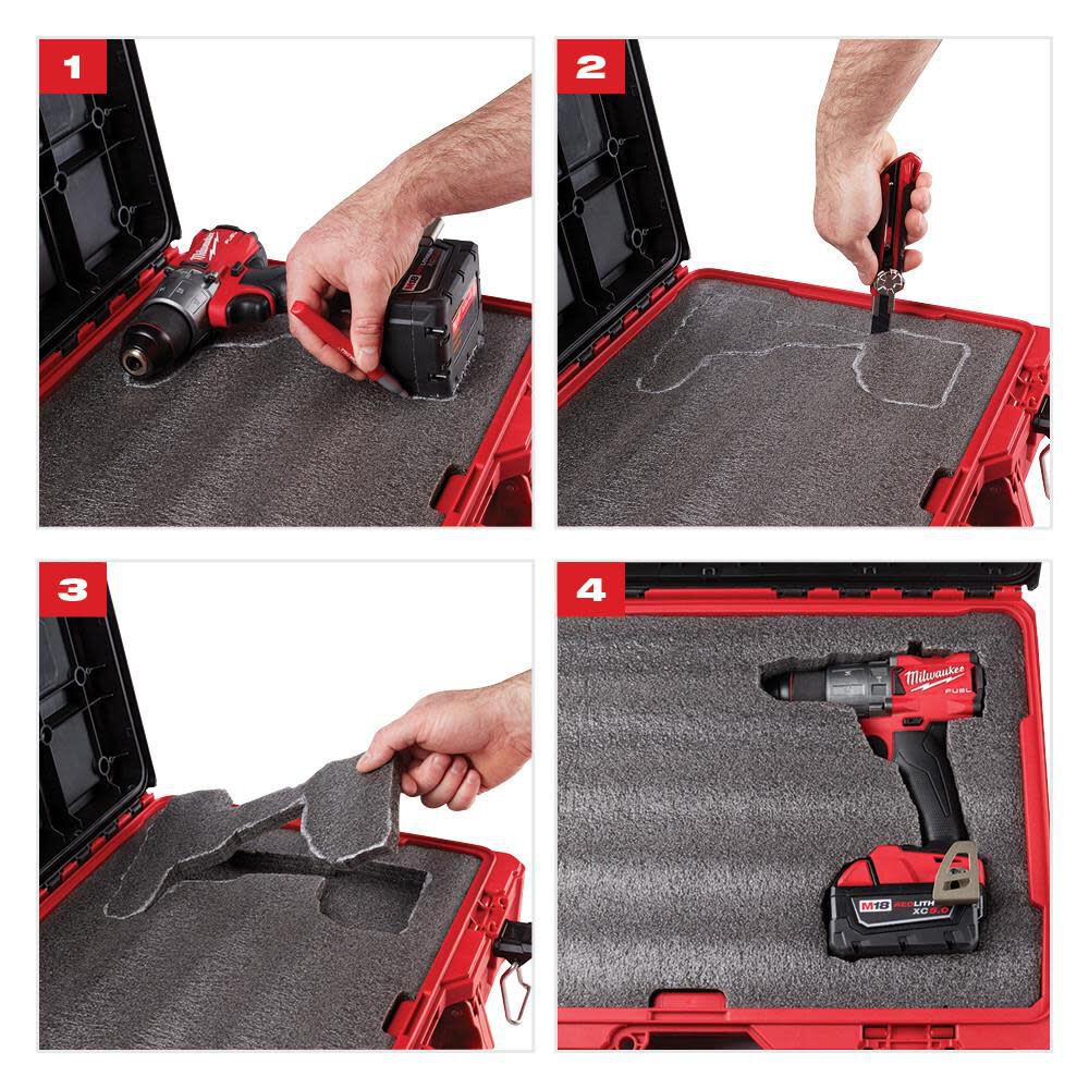 Milwaukee PACKOUT Tool Case with Foam Insert, large image number 9