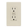Leviton SmartlockPro GFCI Outlet 15A 125V Duplex Light Almond NEMA, small image number 2