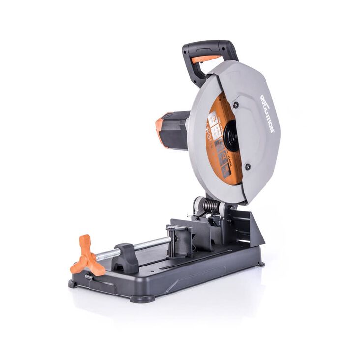 Evolution Power Tools 14 in Chop Saw with TCT Multi-Material Cutting Blade