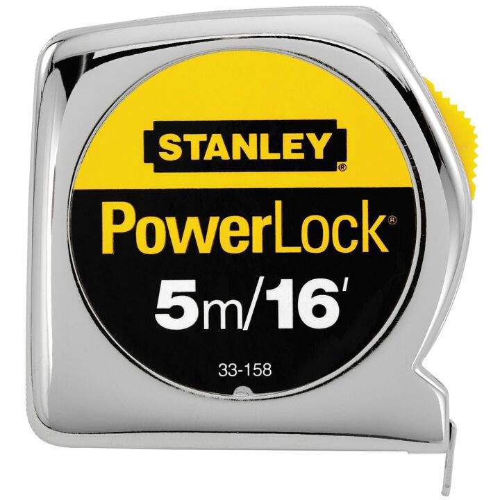 Stanley 3/4In x 16Ft/5M Powerlock Tape Rule