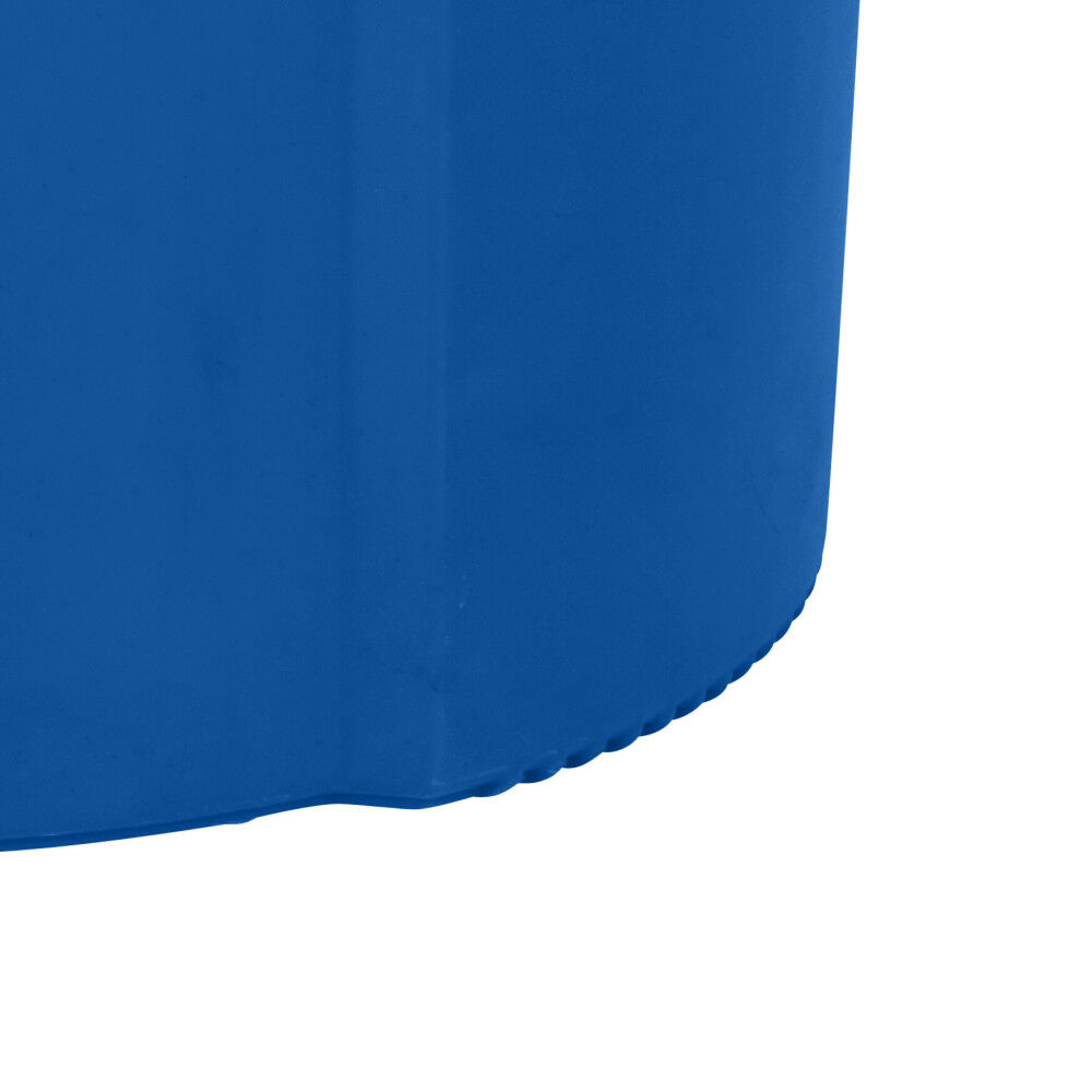 Toter 55 Gallon Round Trash Can with Lift Handle Blue, large image number 8