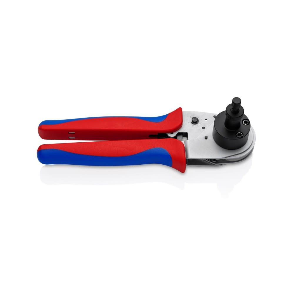 Knipex 9 Inch Steel Four Mandrel Crimping Plier with Multi-Component Handle, large image number 4