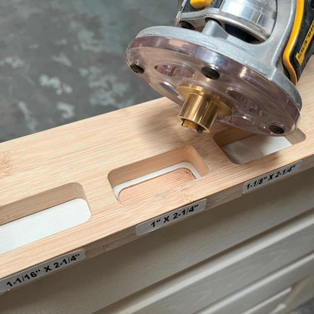 Big Horn 17 Inch Carrier 3 Pocket Door Edge Multi-Latch Mortising Template, large image number 8
