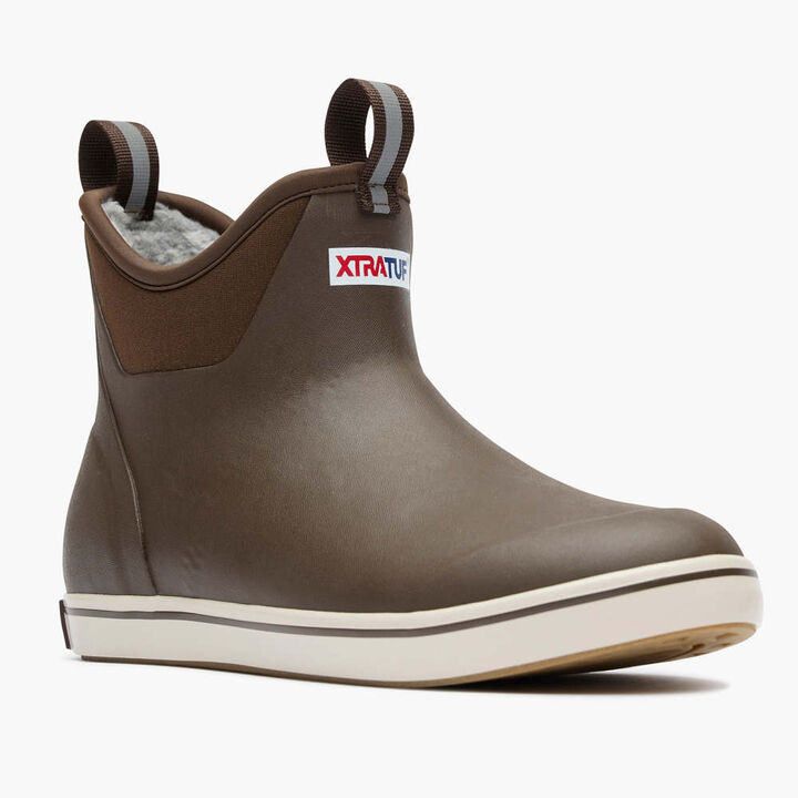 XTRATUF Men's Fleece Lined Cold Weather Ankle Deck Boot