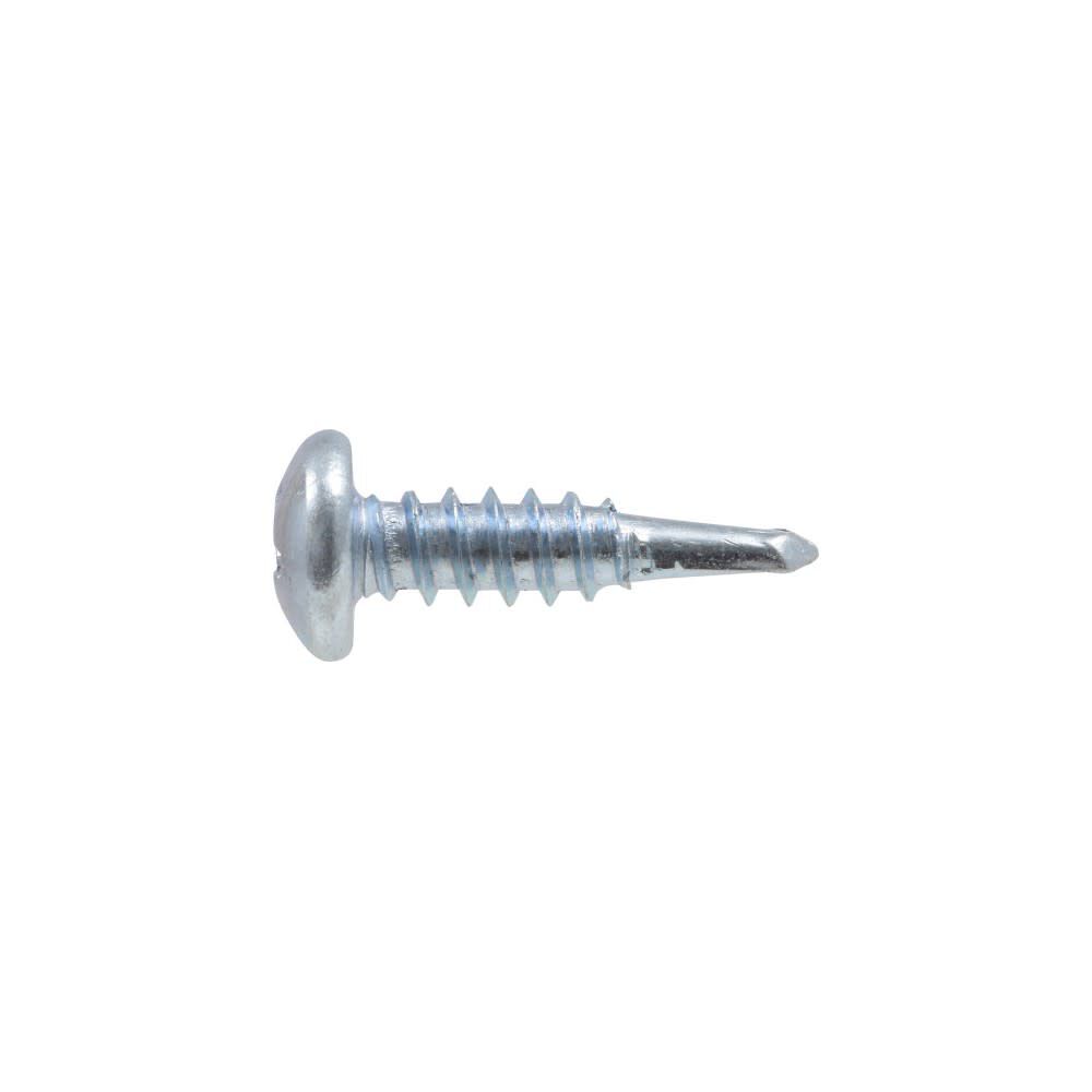 Hillman #10-16 x 3/4in Zinc Pan Phillips Self Drilling Screw 100pk, large image number 2