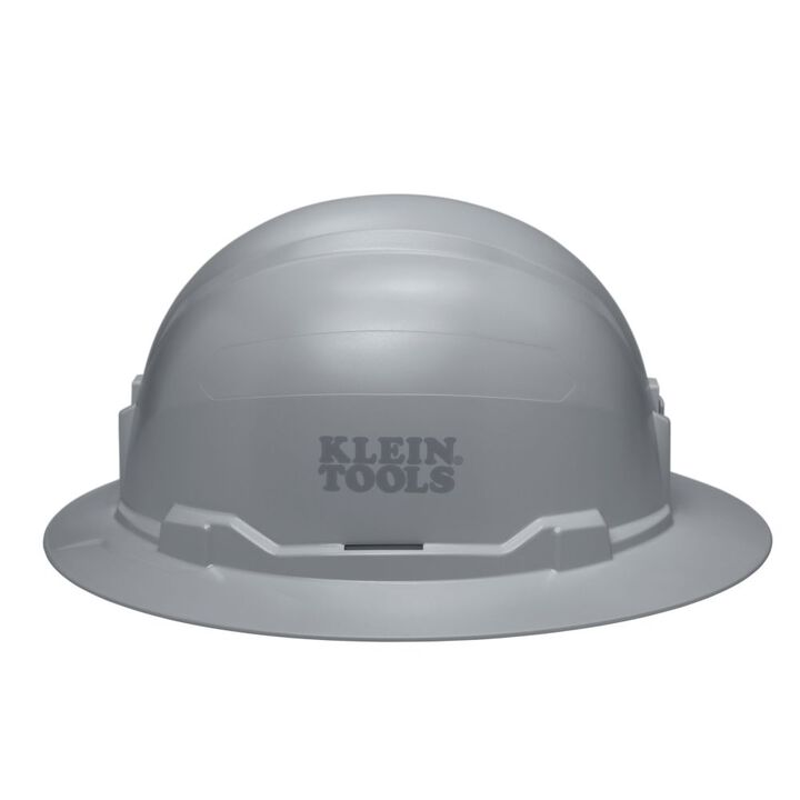 Klein Tools Full Brim Style Non-Vented Hard Hat Gray, large image number 7