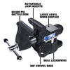 Wilton 55in Special Edition Black 1755 Tradesman Bench Vise with BASH 20416 Sledge Hammer, small image number 2