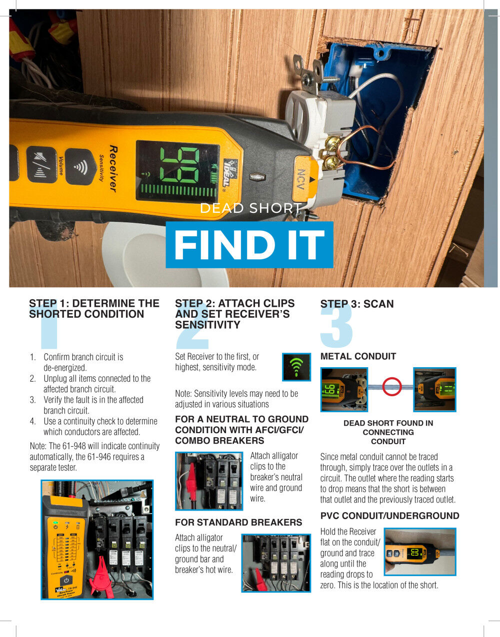 Ideal Industries SureTrace Circuit Tracer 0-480V AC/DC, large image number 6