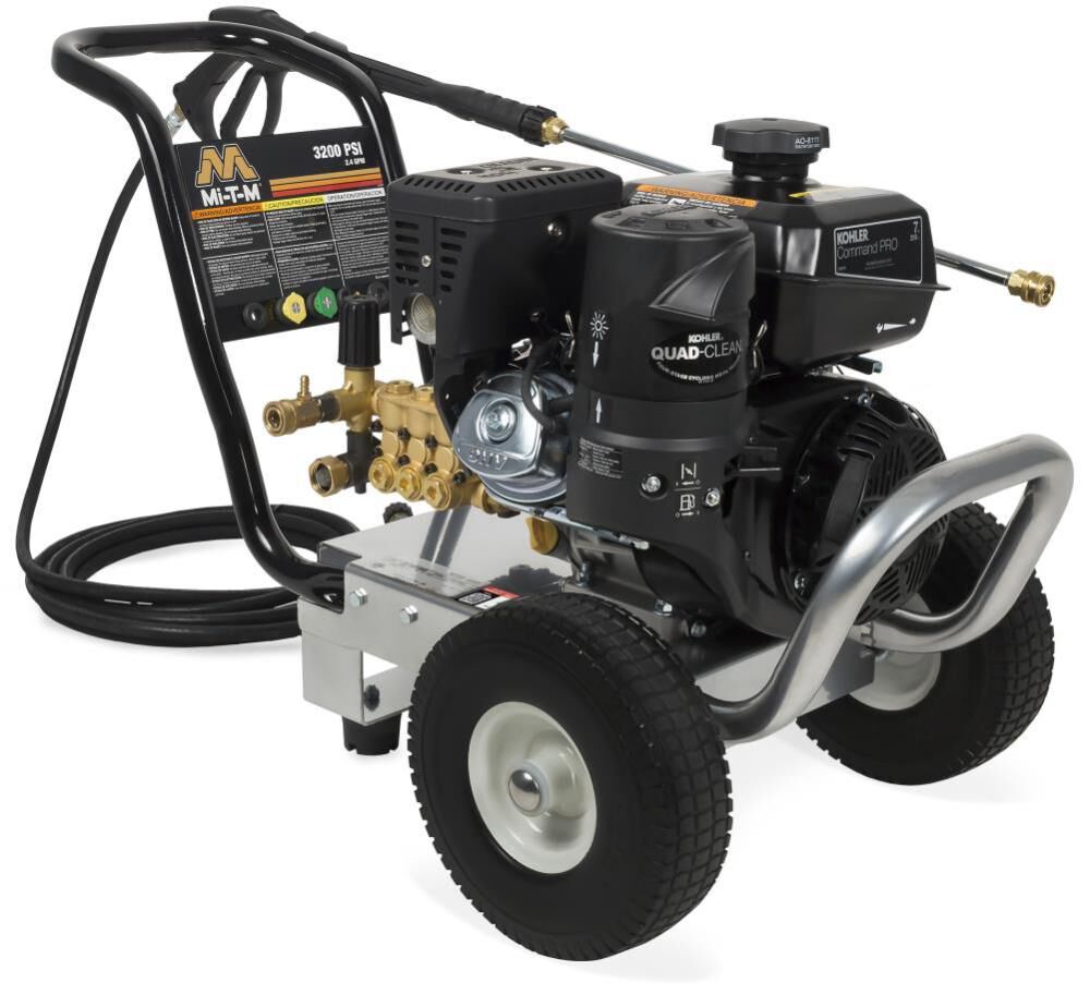 Mi T M Work Pro 3200 PSI 2.4 GPM Gas Powered Cold Water Pressure Washer with 3 Spray Tips, large image number 1