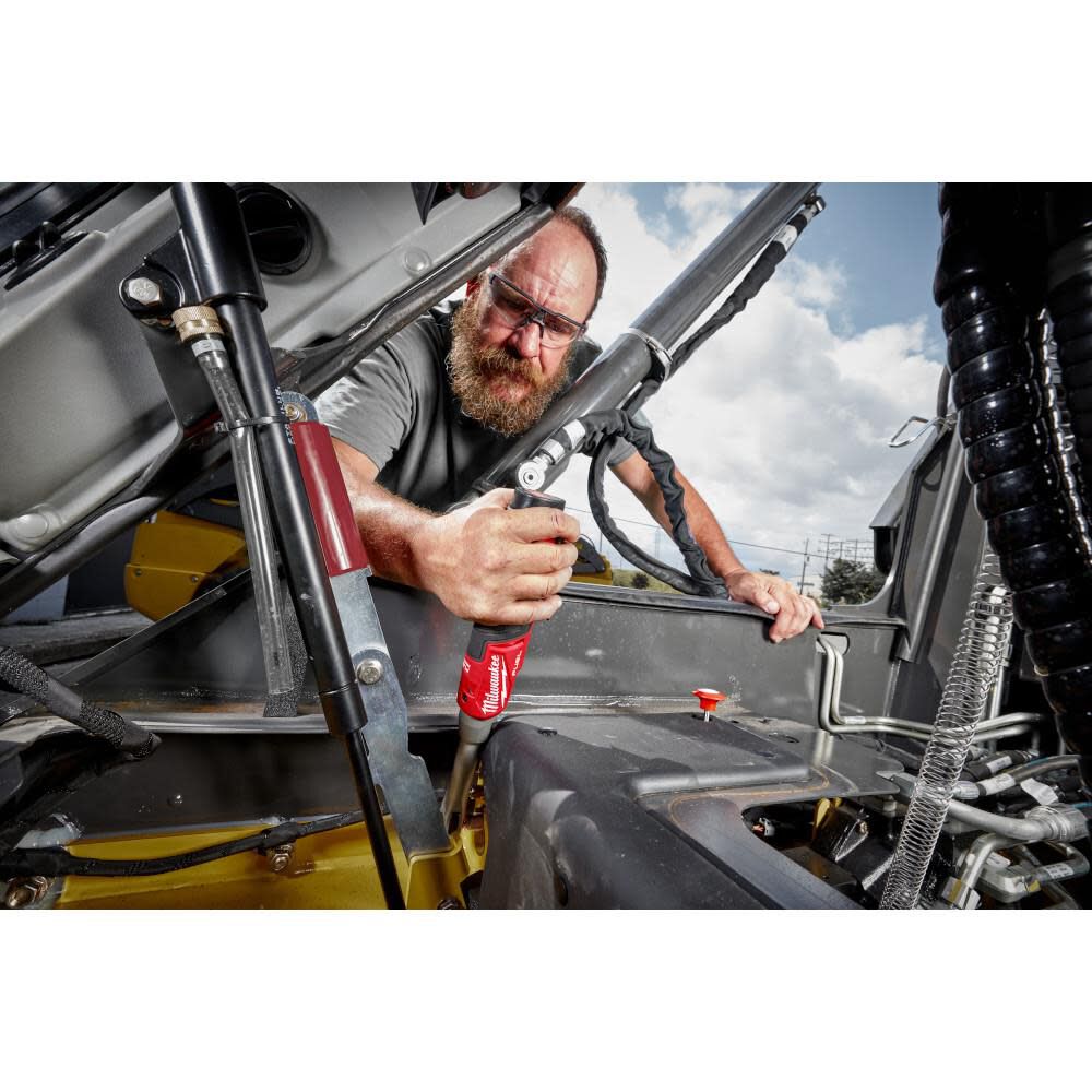 Milwaukee M12 FUEL 1/4inch Extended Reach High Speed Ratchet (Bare Tool), large image number 9
