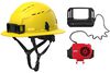 Milwaukee BOLT Yellow Full Brim Vented Safety Helmet Type 2 Class C & Cooling Fan Bundle, small image number 1