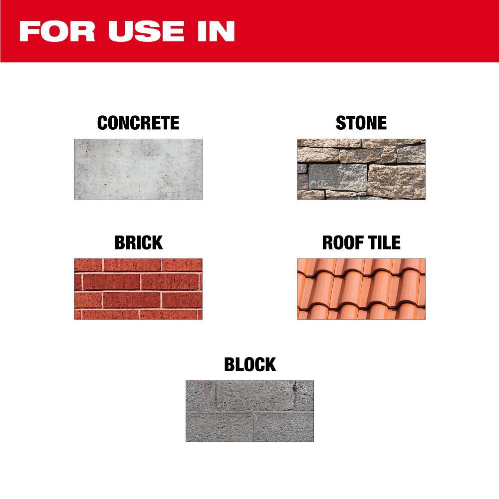 Milwaukee 12 Inch Segmented Rim Diamond Blade for Concrete, Stone, and Brick, large image number 2