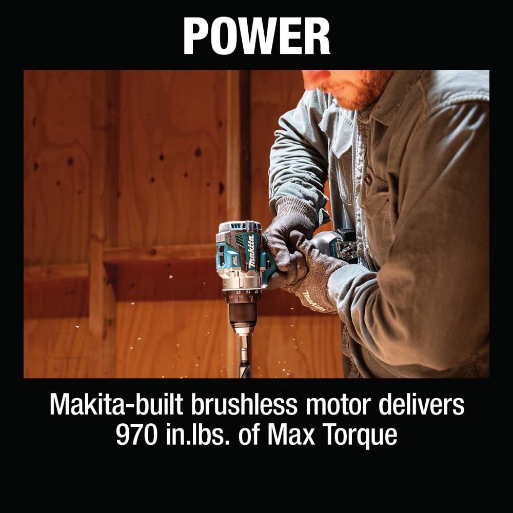Makita 18V LXT Lithium-Ion Brushless Cordless 1/2" Driver-Drill Kit (5.0Ah), large image number 13