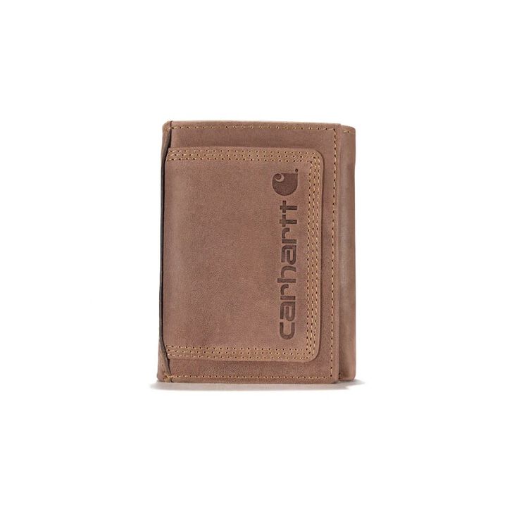 Carhartt Detroit Trifold Wallet, One Size, Carhartt Brown