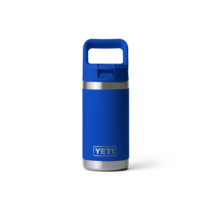 YETI Rambler Jr 12 Oz Kids Water Bottle with Straw Cap Royal Blue