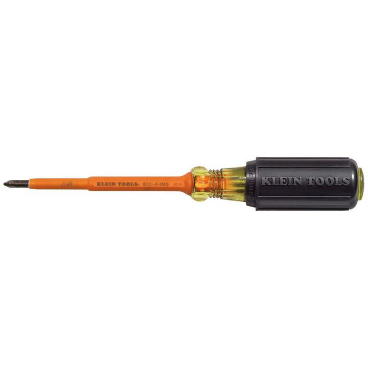 Klein Tools Screwdriver Insulated #1 Phillips 4inch L