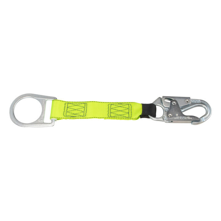 Safewaze 18in D Ring Extender with Steel Snap Hook & D Ring