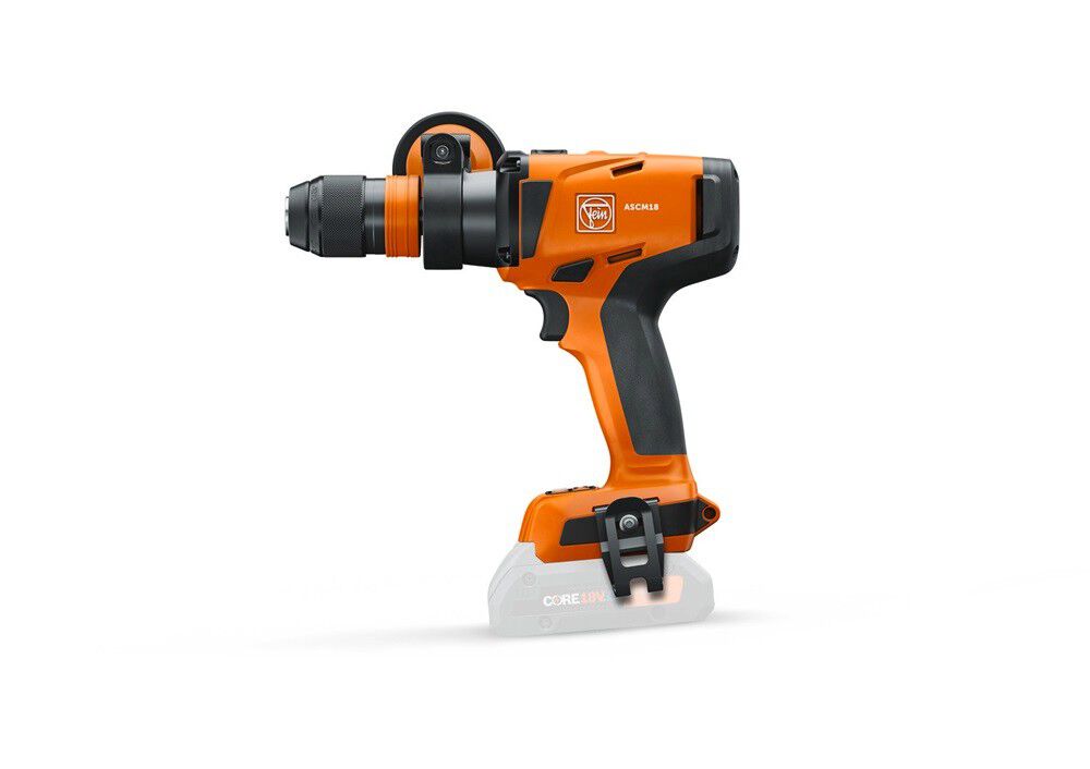 Fein 18V ASCM18-4 QMP AS High Torque QuickIN Top Set Cordless Hammer Drill/Driver Kit, large image number 2