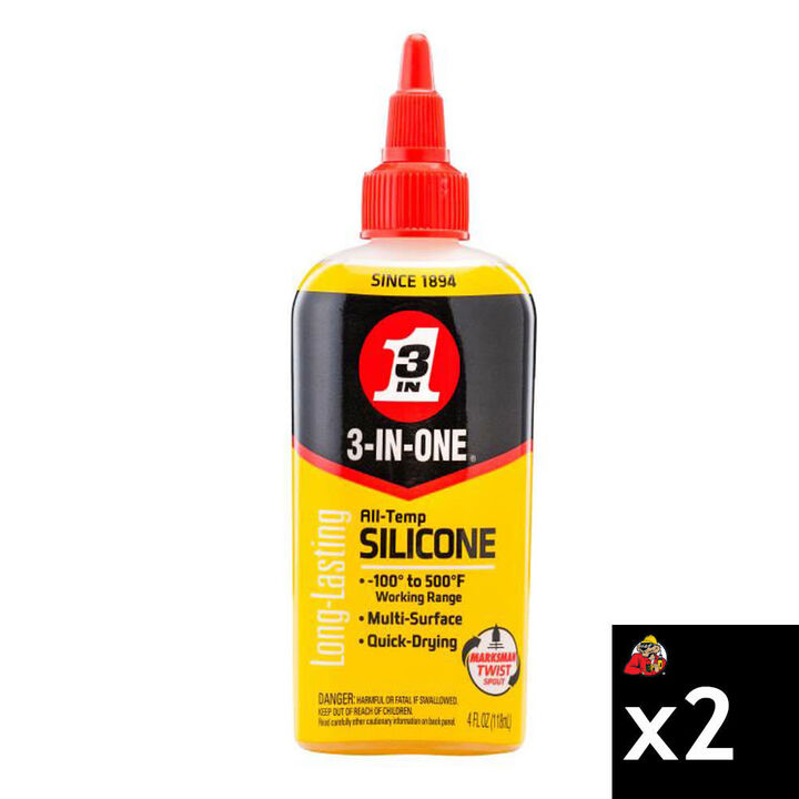 3-In-One All-Temperature Silicone Drip Oil, 4oz, 2pk