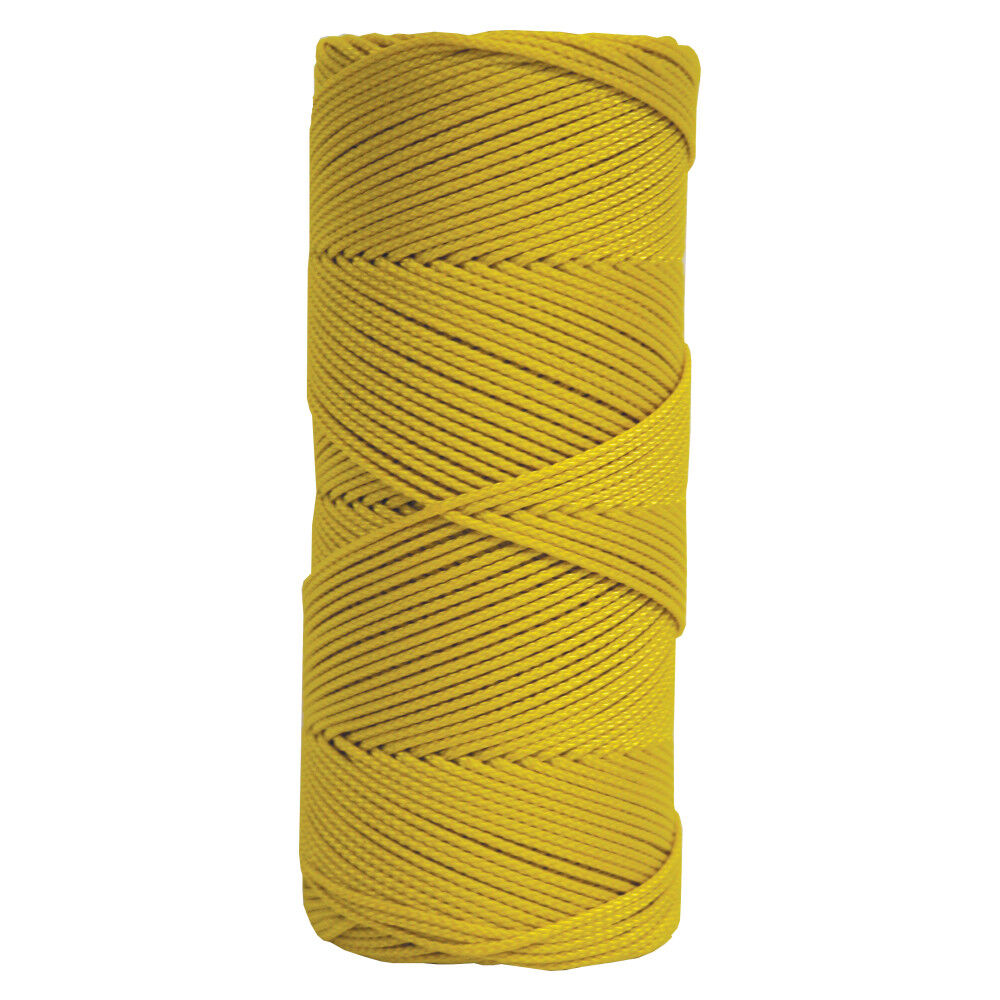 Kraft Tool Co Braided Nylon Masons Line 500 Ft Tube Yellow, large image number 1