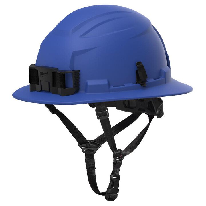 Milwaukee BOLT Full Brim Non-Vented Safety Helmet  Type 2, Class E, Blue, large image number 0