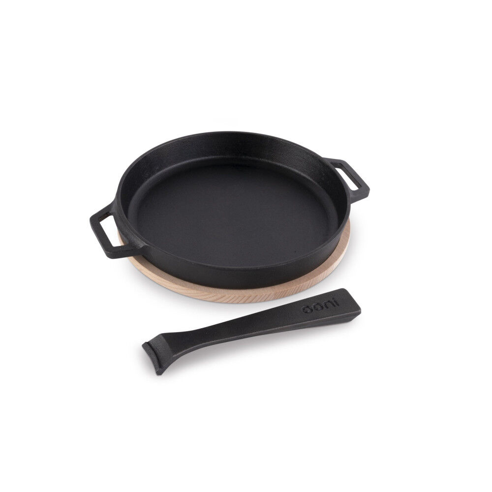 Ooni Grilling Skillet Pan 16 Inch x 9 Inch Cast Iron, large image number 2