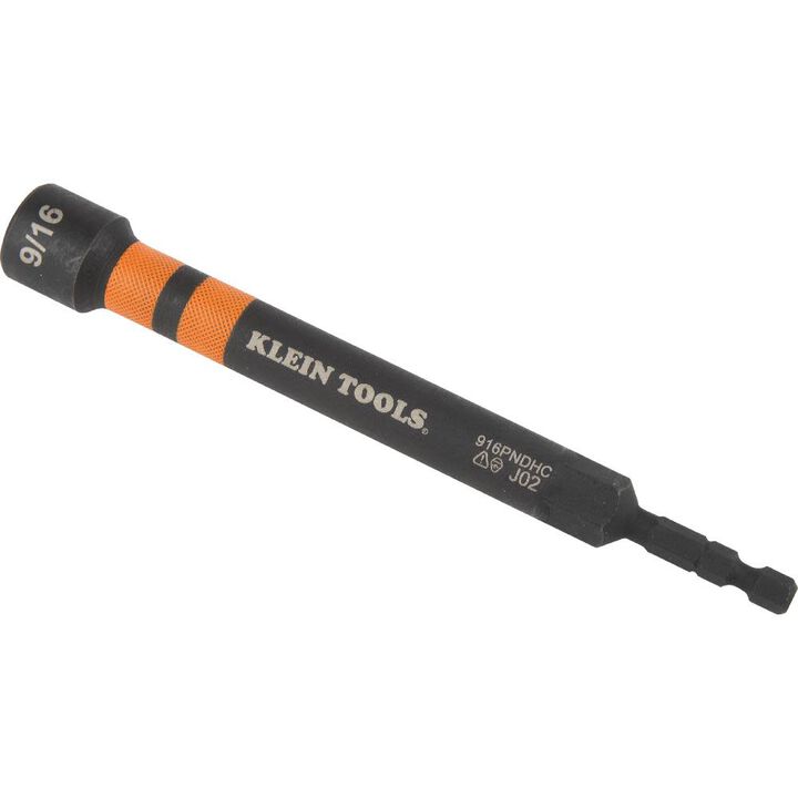 Klein Tools 9/16 Inch Mag Hollow Power Nut Driver, large image number 7