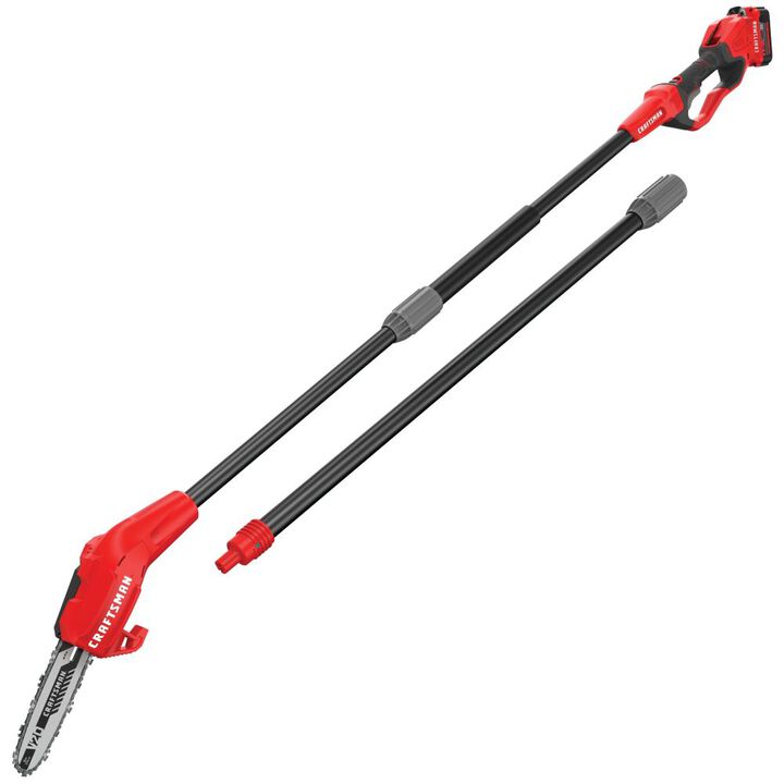 CRAFTSMAN V20* 8 Inch Cordless Pole Chainsaw 4Ah Kit