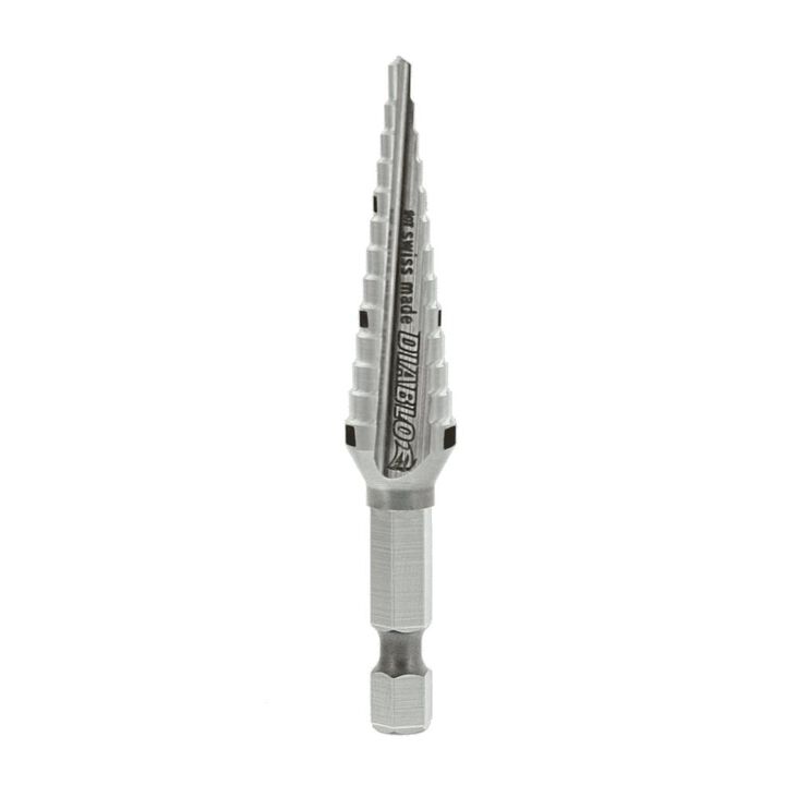 Diablo Tools 1/4in - 1/2in Impact Step Drill Bit (13 Steps)