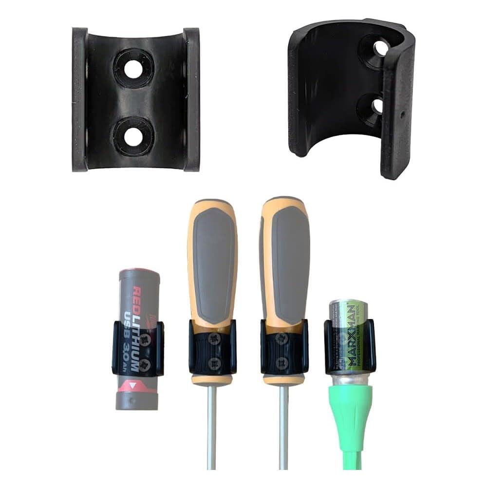 Stealthmounts Plastic Uni Mount Tool Holder, Black, 5 Pieces, large image number 1