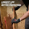 Milwaukee Cut Level 1 Nitrile Dipped Gloves with WEAR-DEFENSE Protection, small image number 3