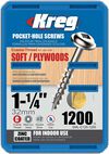 Kreg Pocket Screws - 1-1/4in #8 Coarse Washer-Head 1200ct, small image number 1