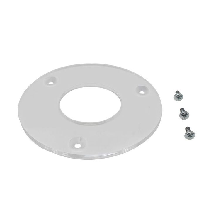 Big Horn 5-3/4 Inch Dia Clear Plastic Router Sub Base For Router