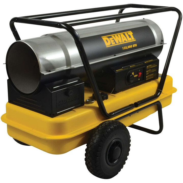 DEWALT Forced Air 135000 BTU Kerosene Heater