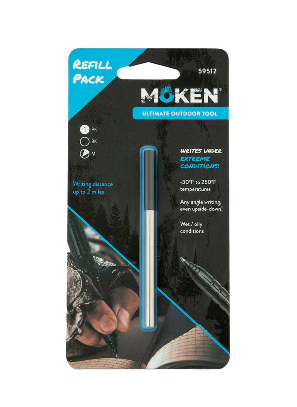 FARO 1 mm Black Ink Pressurized Refill for Moken Ultimate Outdoor Tool, large image number 3