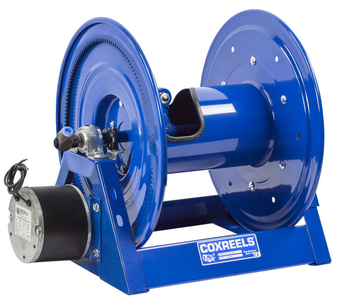 Coxreels Dual Hydraulic Electric Motorized Hose Reel 1/4in x 200', large image number 1