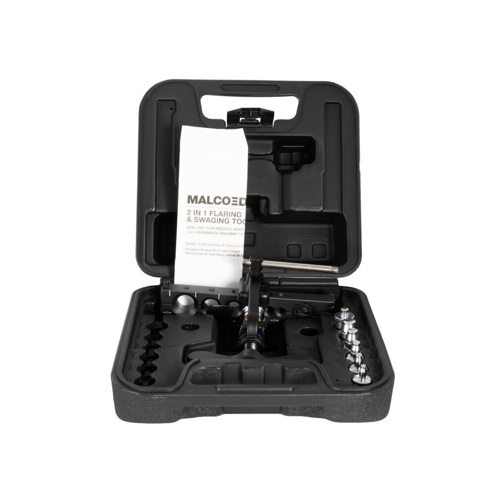 Malco Products MalcoEdge FLSW2N1 2-in-1 Flaring and Swaging Tool Kit for HVAC-R, large image number 6