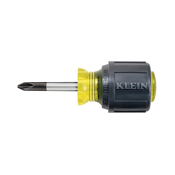 Klein Tools #2 Stubby Phillips Screwdriver 1-1/2inch