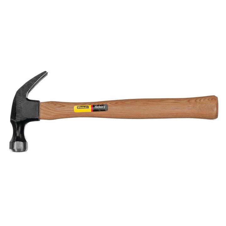 Stanley 7 Ounce Curved Claw Wood Handle Nailing Hammer
