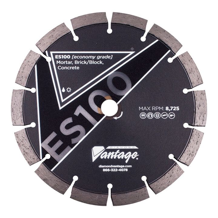 Diamond Vantage 5 Inch Segmented Diamond Economy Grade Tuck Point Blade for Masonry, large image number 0
