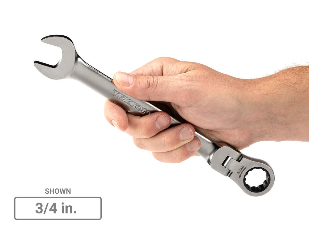 Tekton Flex Head Ratcheting Combination Wrench Set, 11 Piece (1/4-3/4 Inch), large image number 7
