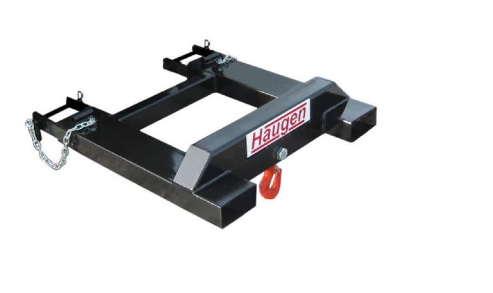 Marv Haugen Fork Mounted Swivel Hooks for Telehandlers and Mast Style Fork Lifts, large image number 1